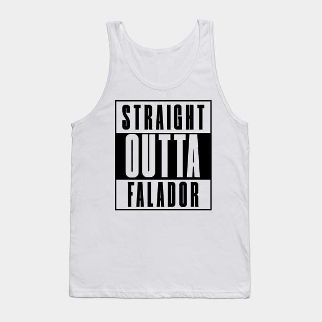 Runescape - Straight Outta Falador Tank Top by Tee Cult